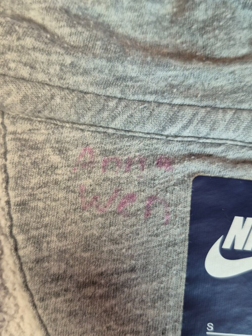 Nike Youth Small Hoodie Full Zip Gray Kids Athletic Casual Sweatshirt - Picture 9 of 9